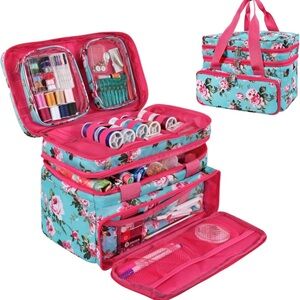 Large Sewing & Accessories Craft Carry-all Organizer (Bag Only), NWT